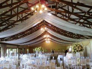 White Roof Draping with Fairylights[1] - Copy